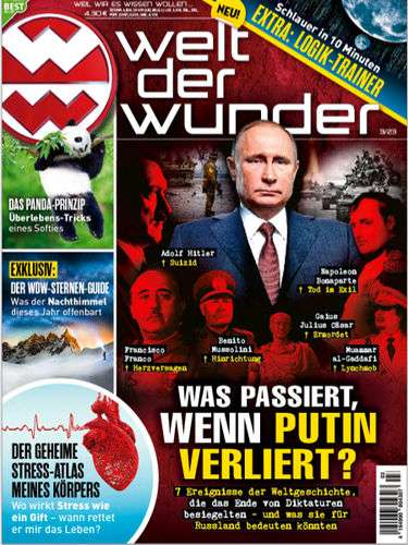 Hypnose in Zeitschrift Welt der Wunder